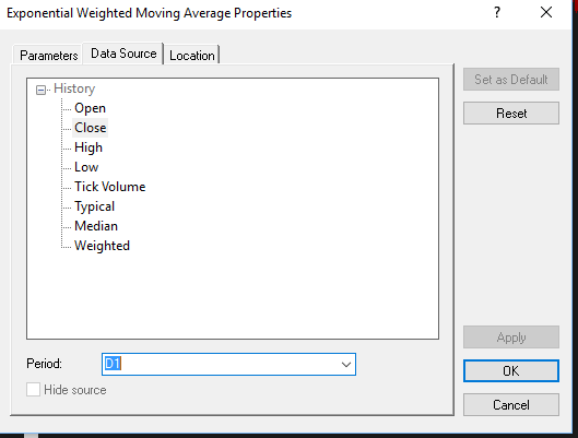 Forex data source
