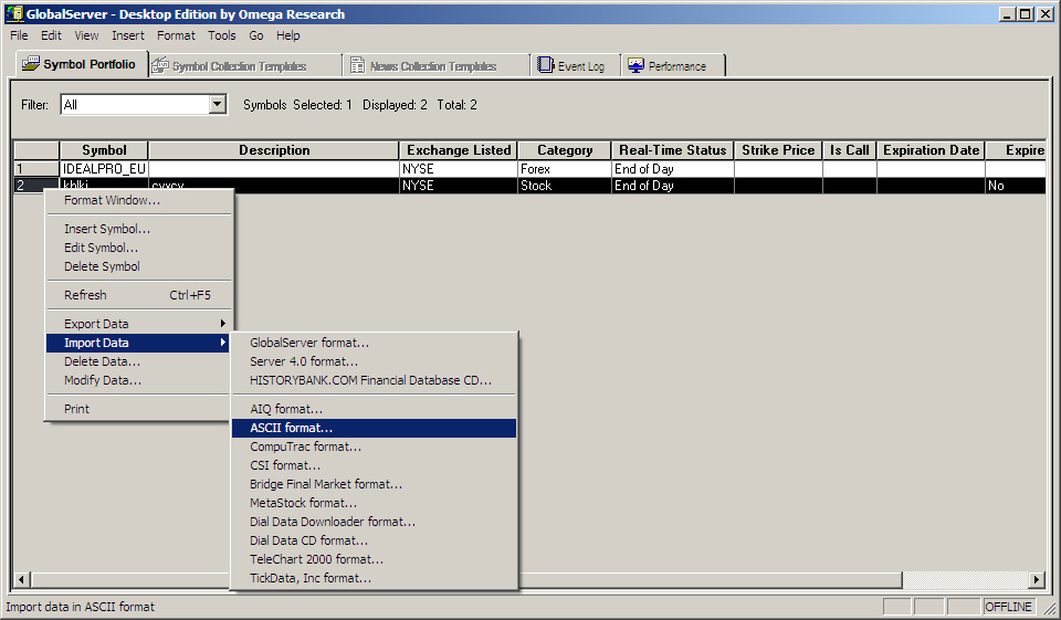 Easy language trading systems